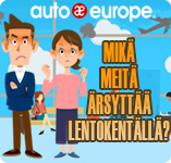 Mikä meitä ärsyttää lentokentällä