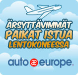 Ärsyttävimmät paikat istua lentokoneessa
