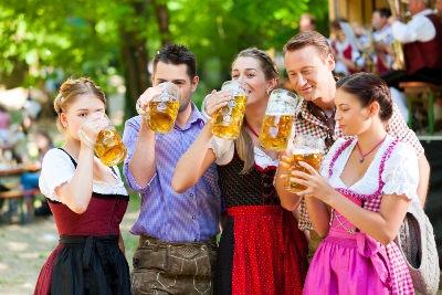Biergarten kiertomatka Baijeri